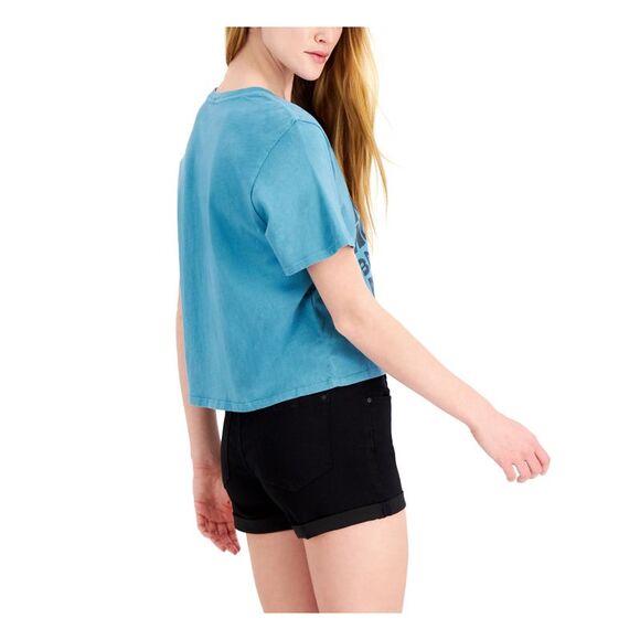 JUNK FOOD Womens Stretch Short Sleeve Crew Neck T-Shirt - Picture 2 of 4